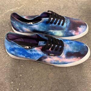Vans Cosmic Blue and Pink Sneakers